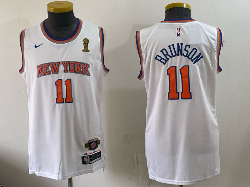 Men New York Knicks #11 Brunson white 2026 Nike NBA jersey 0701002